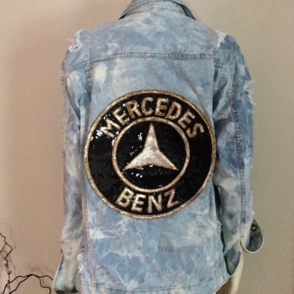 MERCEDES BENZ DENIM JACKET - Picture 1 of 1